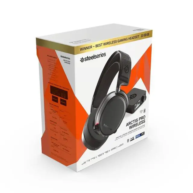 Alt view image 5 of 6 - Arctis Pro Wireless - Gaming Headset - Hi-Res Speaker Drivers - Dual Wireless (2.4G & Bluetooth) - Dual Battery System