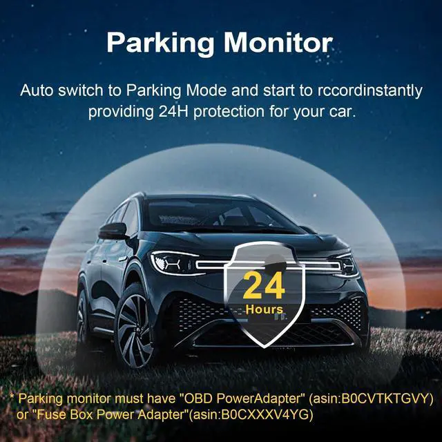 Alt view image 7 of 7 - Front 4K & Rear 1080p Dash Cam for Toyota Land Cruiser 2024-2026 | (J250/Gen15), Integrated OEM Look, UHD 2160P Video, App & WiFi, Easy to Install, GPS x1, 128GB Card