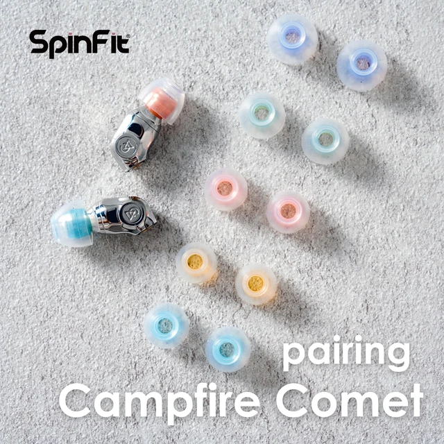 Alt view image 6 of 7 - W1 for IEM - M - Patented Medical-Grade Silicone Ear Tips, Double W-Shaped Tube Core, More Stability