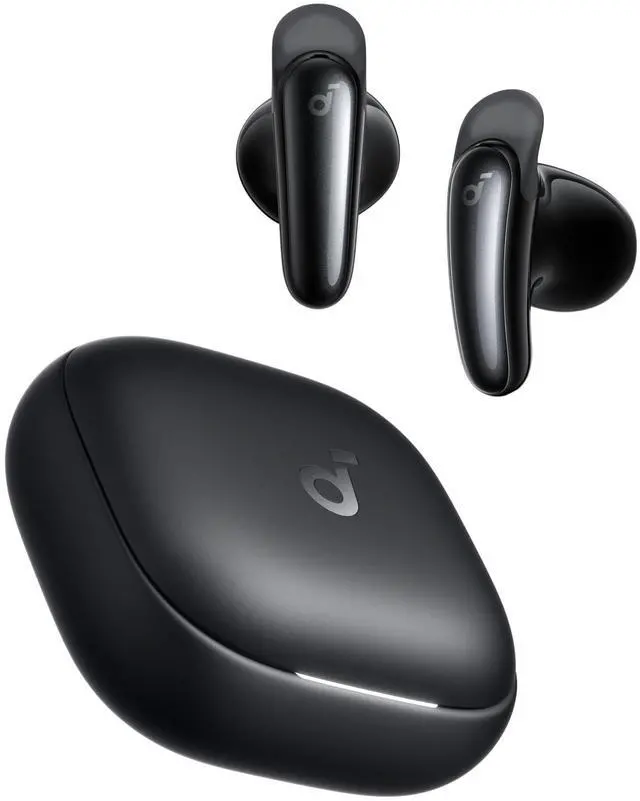 Main image of Liberty Buds by Anker Wireless Earbuds with Adaptive ANC | Semi-in-ear design with removable ear fins, fast charging, translation support, and up to 30 hours of playtime