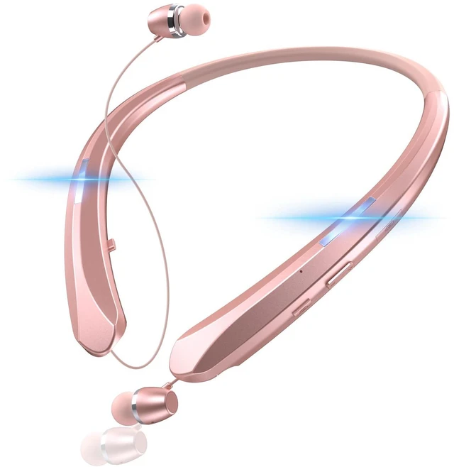 Main image of Neckband Bluetooth Headphones, Bluetooth 5.3 Headphones 18Hrs Extra Long Playtime Stereo Bass in-Ear Headsets with Mic, IPX5 Waterproof Earphones, Neckband Earbuds for Sport, Business