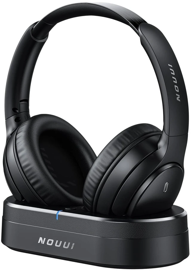Main image of Wireless Headphones for TV Watching, TV Headphones Wireless for Seniors with Transmitter Charging Base, No Delay Bluetooth Headphones for TV for Hard of Hearing, Plug and Play, Gifts for Elderly