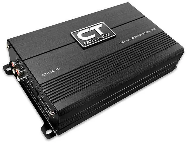 Main image of CT-150.4D Full-Range Class D 4 Channel Car Audio Amplifier, 1000 Watts RMS