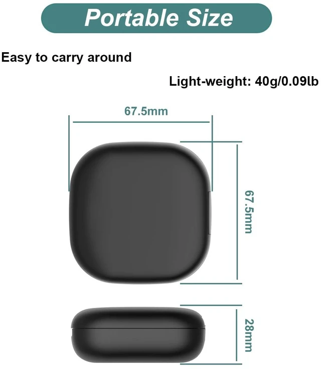 Alt view image 6 of 7 - Charging Case for Shokz OpenFit 2/OpenFit 2+ Earbuds (500mAh) Replacement Charger Case Cover for Shokz OpenFit 2/2+ T920 T921 Open Ear Headphones