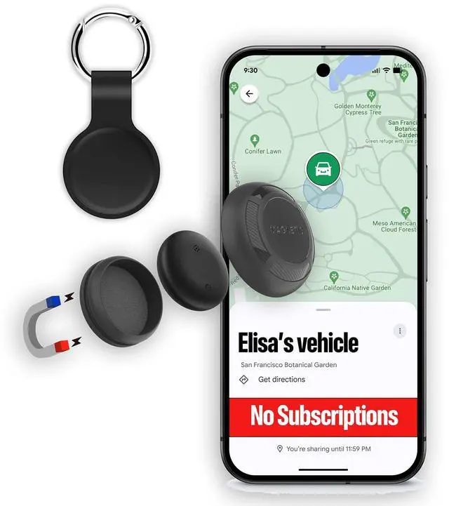 Main image of Magnetic Hidden GPS Tracker for Vehicles 365 Days Battery Life, No Subscription, Car Tracker Device Hidden (Android Tracker)