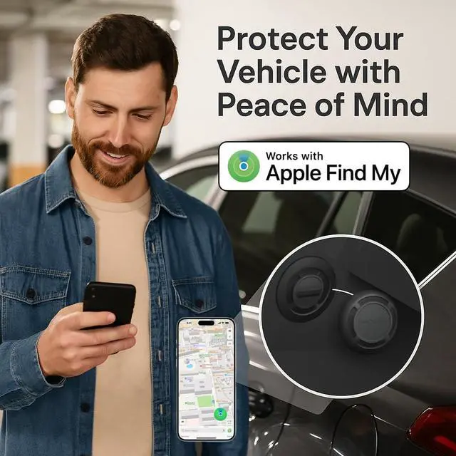 Alt view image 7 of 7 - Magnetic Hidden GPS Tracker for Vehicles 365 Days Battery Life, No Subscription, Car Tracker Device Hidden (Android Tracker)
