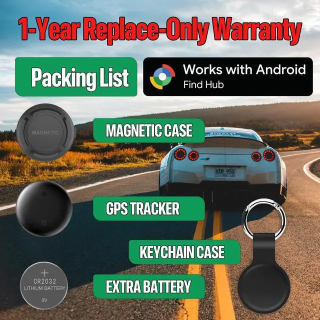 Alt view image 6 of 7 - Magnetic Hidden GPS Tracker for Vehicles 365 Days Battery Life, No Subscription, Car Tracker Device Hidden (Android Tracker)