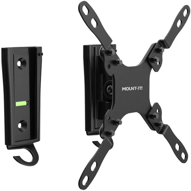 Main image of RV TV Wall Mount - Dual Wall Plates - Move TV Between Indoor and Outdoor - Quick-Release Full Motion - Marine-Grade Rustproof Aluminum - 1943" TVs - VESA 75x75200x200-33 lbs - ±30° Tilt