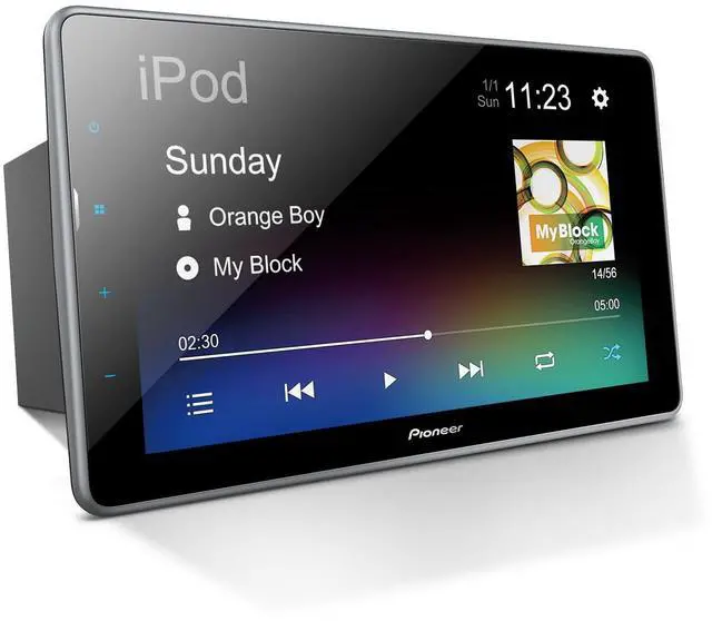 Main image of DMH-T450EX 9" Capacitive Touchscreen Floating Display Car Stereo | Digital Multimedia Receiver, Alexa, Bluetooth, Backup Camera, FLAC, Short Chassis, USB, AM/FM Radio, 13-Band EQ, RCA Preouts