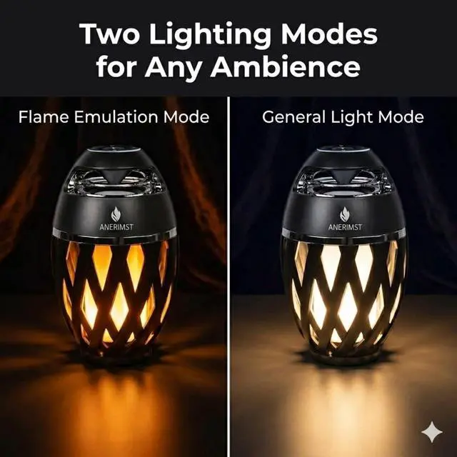 Alt view image 6 of 7 - Unique Gifts for Men, Outdoor Bluetooth Speaker Waterproof Wireless with Torch LED Light, Birthday Gift for Boyfriend Him Dad, Cool for Garden, Patio, Outside (Black)