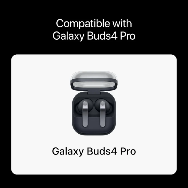 Alt view image 2 of 7 - Premium Multi-Flange Eartips for Galaxy Buds4 Pro Always Fits, Never Slips (Black)