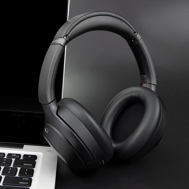 Alt view image 3 of 7 - Earpads for Sony WH-1000XM3 - Black for WH1000XM3(XM3) Headphones