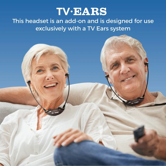 Alt view image 3 of 7 - Wireless Headset Only - Does not Include Charging Base Compatible with 5.0 Analog and Digital Ears Headset Systems, Ideal for Seniors & with Hearing Difficulties