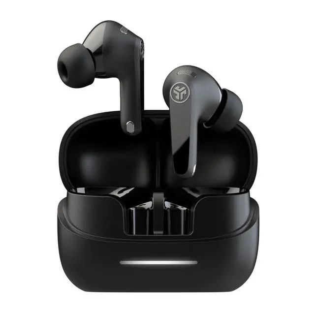 Alt view image 3 of 5 - JBuds Pods ANC, True Wireless Earbuds, Active Noise Cancelling, Bluetooth Multipoint, Black