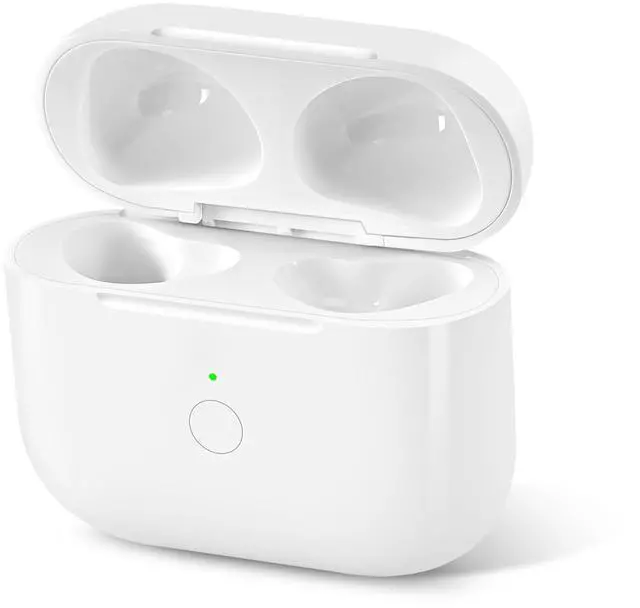 Main image of Wireless Charging Case Replacement Compatible with AirPod 4th Generation, Air Pod 4 Charger Case to USB-C Without EarbudsWhite