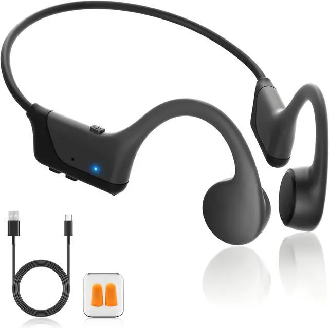 Main image of Bluetooth 6.0 Bone Conduction Sports Headphones: Open-Ear Design, IPX5 Waterproof, 10-Hour Playtime - Perfect for Running