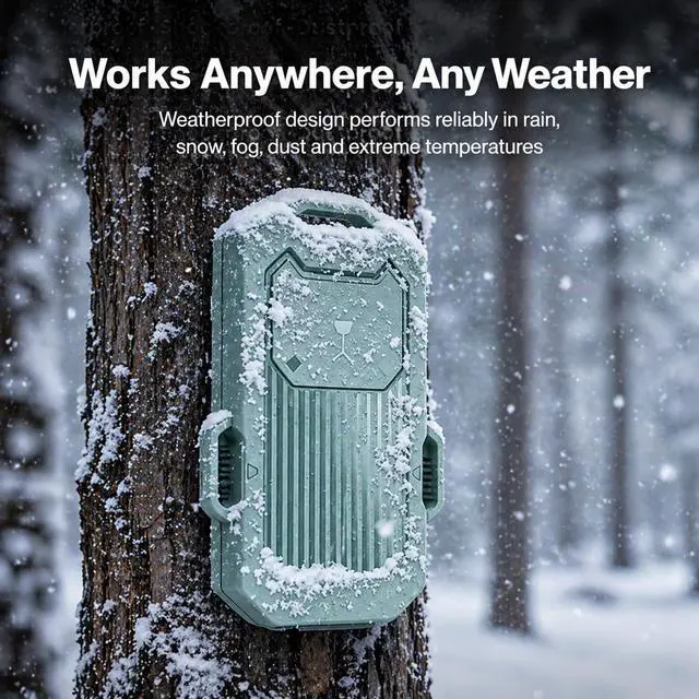 Alt view image 4 of 7 - Radar Perimeter Security Alarm, Portable Camping Perimeter Alarm | 24GHz mmWave Radar, 1/2 Mile Range, Weatherproof Wireless Rechargeable Motion Detector Sensor for Outdoor Camping RV Property