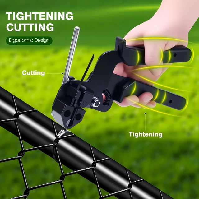 Alt view image 4 of 7 - Stainless Steel Cable Tie Gun & 100pcs 12in Black Metal Zip Ties Self-Locking, UV & Corrosion Resistant Stainless Steel Zip Ties for fence repair, Exhaust Wrap, Chicken Coop, Pipe, Farm Use