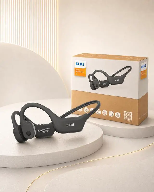 Alt view image 7 of 7 - Bone Conduction Headphones for Running with mic and Rear Safety Light | Dual Sound Modes, Adjustable Fit, 10H Playtime, USB-C Charging, Clear Calls, Lightweight Comfort for Gym, Cycling and Hiking