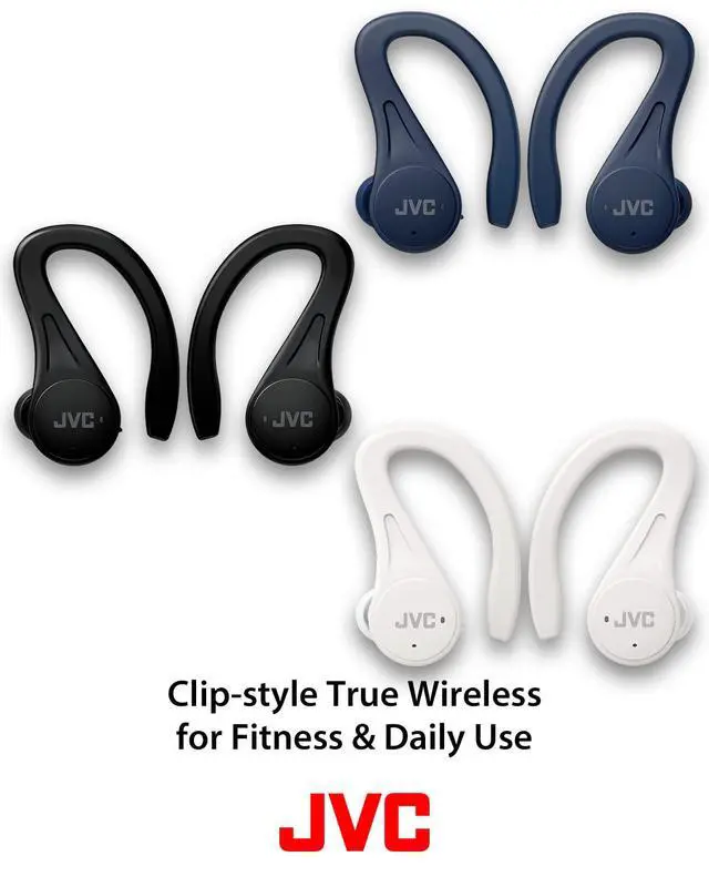 Alt view image 2 of 7 - Fitness Series HAEC25TB Sport True Wireless Earbuds, Black | Up to 30 Hours Battery Life, Neodymium Magnet Driver, IPX5 Water Resistance, Lightweight and Compact