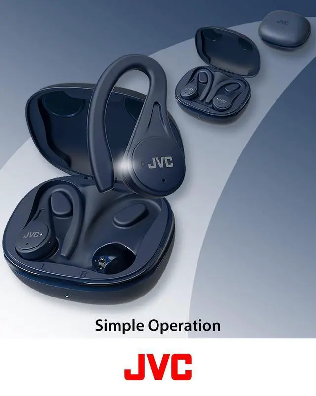 Alt view image 7 of 7 - Fitness Series HAEC25TB Sport True Wireless Earbuds, Black | Up to 30 Hours Battery Life, Neodymium Magnet Driver, IPX5 Water Resistance, Lightweight and Compact