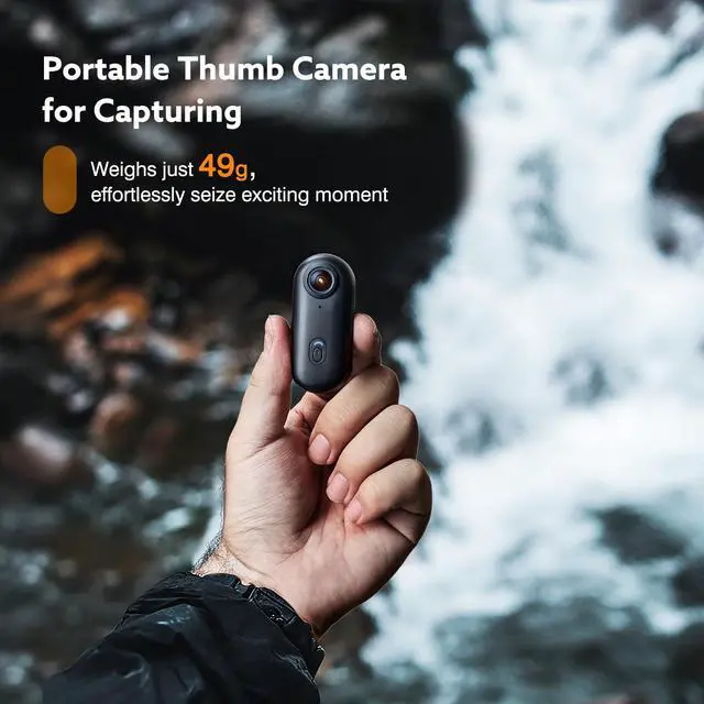 Alt view image 3 of 7 - Z10 4K Action Camera, 128GB Wearable Sports Camera with Waterproof Case, Magnetic Clip, Small Body Cam for Cycling, Diving, Travel No WiFi No Bluetooth