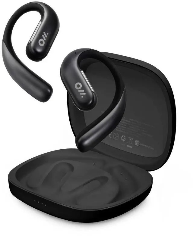 Main image of Oladance OWS Pro Open-Ear True Wireless Headphones, 16-Hour Playtime | Bluetooth 5.3, Dual-Device Connectivity, Amplifier Chip, Virtual Bass, Liquid Silicone, Titanium Frame, Comfortable Fit