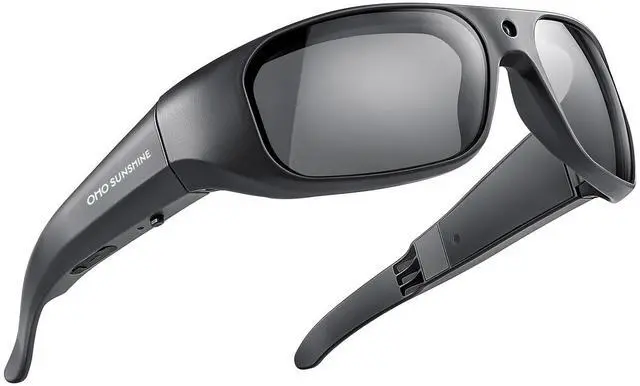 Main image of 4K UHD Camera Sunglasses, Record-While-Charging, Water Resistant, UV Protection Lenses, Unisex