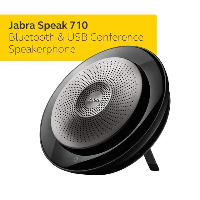 Alt view image 2 of 7 - Speak 710 UC Wireless Bluetooth Speakerphone with Link 370 USB Adapter Portable Conference Speaker for Holding Meetings Anywhere with Immersive Sound - Certified for Zoom & Google Meet