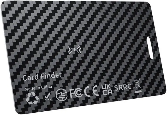 Main image of Wallet Tracker Card Compatible with Apple Find My (iOS Only) | Ultra-Slim 0.07 inches, Rechargeable Finder, IP68 Waterproof Tracking Card for Wallets, Luggage, Passport, Purse