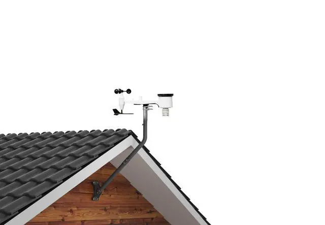 Alt view image 5 of 7 - Universal Antenna Mounting Pole 1.5" Dia x 35" L, Heavy Duty J Mount for Starlink, Weather Station & All Types of Antennas, Adjustable Pivot Lock Bracket for Wall, Eave & Roof