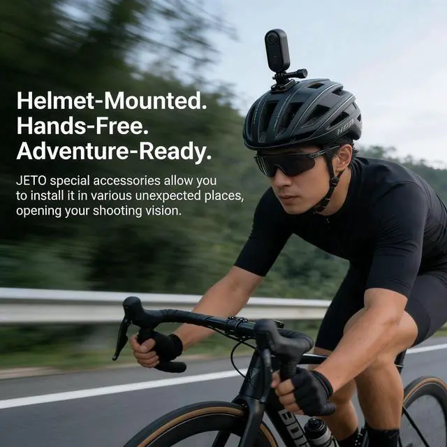 Alt view image 4 of 7 - 4K Mini Body Camera 128GB, Motorcycle Camera Clip-On POV Cam WiFi | 150° Wide Angle, WiFi App Live View, Waterproof Case, Helmet Bike Mount, Mini Action Camera for Cycling Travel Vlogs Kit