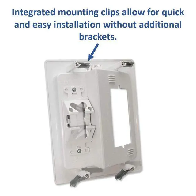 Alt view image 4 of 7 - Legrand OnQ in-Wall Cable Management Kit for Power & Low Voltage Cords Hides TV or Display Cables Retrofit Behind the Wall UL Listed TV Cord Hider w/DIY Install & Included Hardware HT2102WHV1