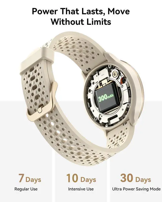 Alt view image 7 of 7 - Smart Watches for Women & Men, Compatible with iPhone & Android | 1.27" Fitness Tracker with Bluetooth Calling, AMOLED Display, Heart Rate & Sleep Tracking, 2 Bands, Perfect Smart Gift