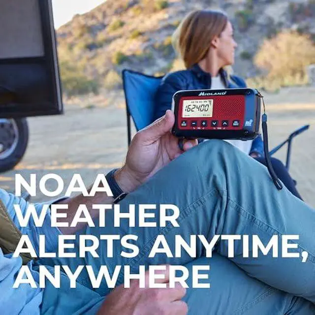 Alt view image 5 of 7 - Deluxe Home and Travel Emergency Radio - NOAA Weather Alert Scanner, Flashlight, Alarm Clock and AM/FM