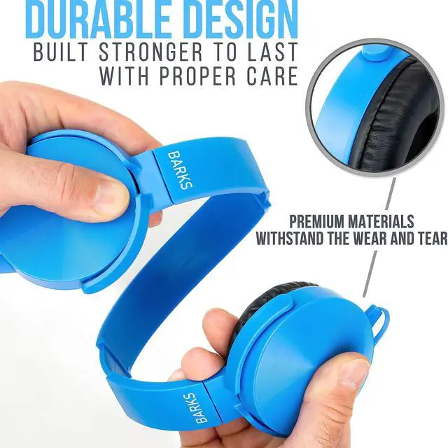 Alt view image 3 of 6 - Select Classroom Headphones Bulk 10 Pack On-Ear Wired 3.5mm Mixed Colors | Durable Everyday Student Use, Colorful Class Set, Tangle-Free Cords, Adjustable Fit All-Day Comfort, Easy Clean, K-12 Schools