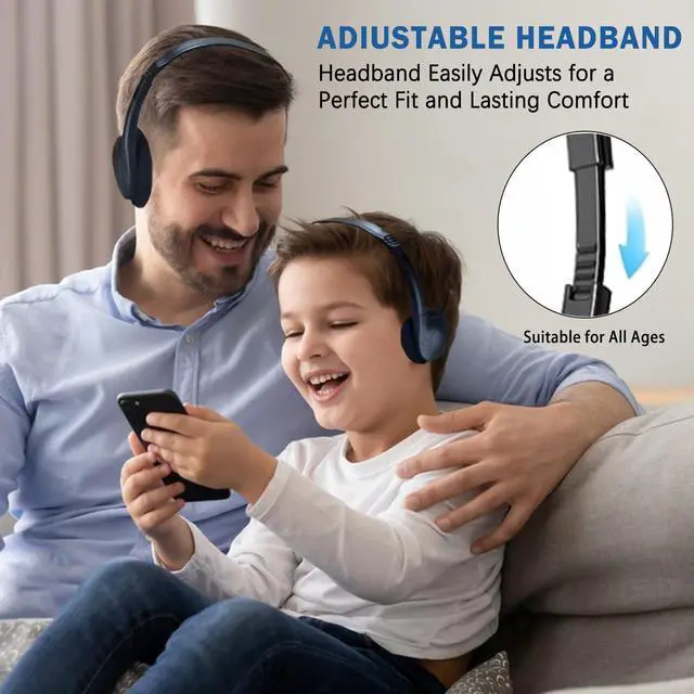 Alt view image 5 of 7 - 50 Pack Classroom Headphones Bulk for Students School, Wired Class Set Headphones for Kids Children Toddler Boys Girls Teen(Black)
