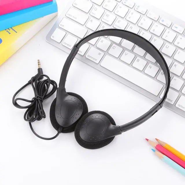 Alt view image 6 of 7 - 50 Pack Classroom Headphones Bulk for Students School, Wired Class Set Headphones for Kids Children Toddler Boys Girls Teen(Black)