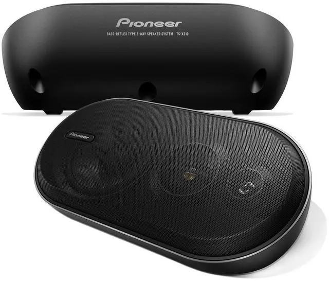 Main image of TS-X210 5.25" 3-Way Surface Mount Enclosed Car Speakers 100W Max | Ideal for Rear Shelf Installations