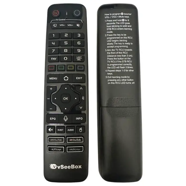 Main image of Replacement Voice Remote for VSeeBox V6 Max with Backlit Keys