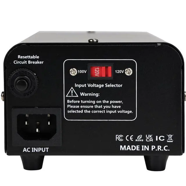Alt view image 6 of 7 - 500W US to Japan Voltage Converter 120V to 100V Step Down Transformer | for Japanese Appliances (turntable/player/Amplifier/yogurtia/consoles/synthesizers, etc.) use in US