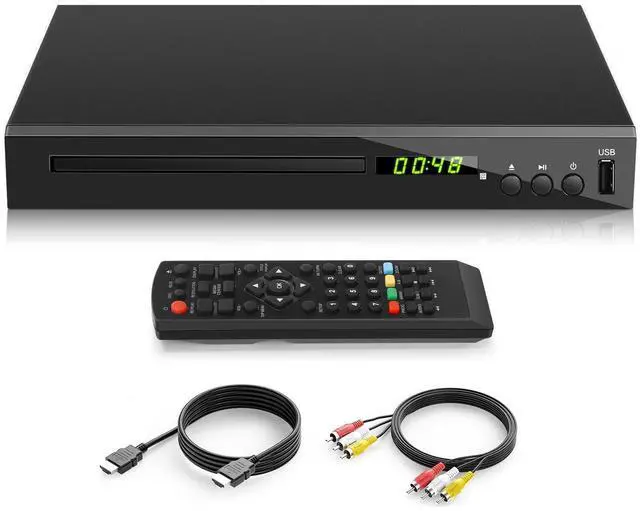 Main image of HD Blu Ray Player, Blue Ray/DVD/CD Player for TV, Play Region A/1 Blu-ray Disc and DVD Discs, Blu-ray DVD Player with HDMI/AV/Coaxial Output, USB Input, Built-in PAL NTSC (Zone 1 Blu-ray)