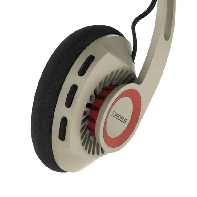 Alt view image 2 of 6 - KPH30 Wireless Bluetooth Retro Style On-Ear Headphones, Rhythm Beige | 20+ Hour Battery Life, USB-C Charging, Microphone