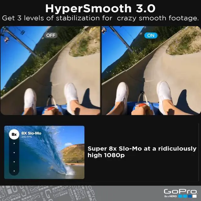 Alt view image 6 of 7 - HERO9 Black - E-Commerce Packaging - Waterproof Action Camera with Front LCD and Touch Rear Screens, 5K Ultra HD Video, 20MP Photos, 1080p Live Streaming, Webcam, Stabilization