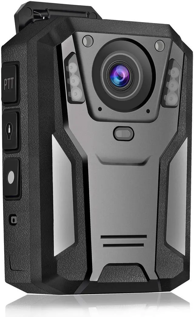 Main image of P100 2K Police Body Camera 64GB Body Cam 12 Hours Continuous Recording USB-C Infrared Night Vision Waterproof Shockproof Lightweight Data-encrypt for Law Enforcement Record