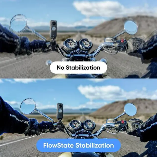 Alt view image 3 of 4 - ONE X2 360 Degree Waterproof Action Camera, 5.7K 360, Stabilization, Touch Screen, AI Editing, Live Streaming, Webcam, Voice Control