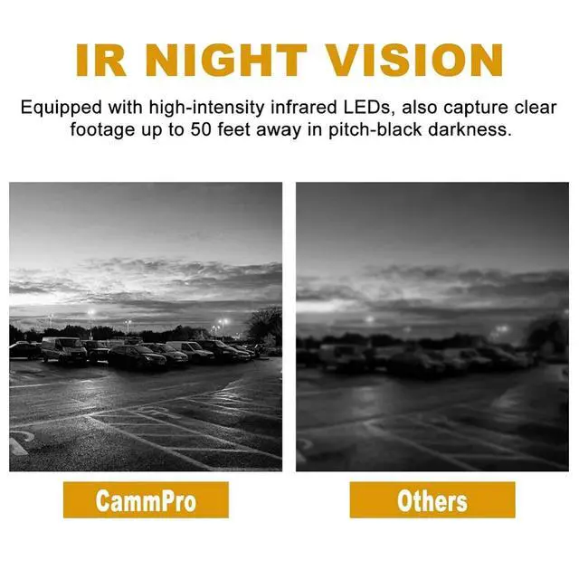 Alt view image 5 of 7 - CammPro I826 1296P HD Police Body Camera,128G Memory,Waterproof Body Worn Camera,Premium Portable Body Camera with Audio Recording Wearable,Night Vision,GPS for Law Enforcement