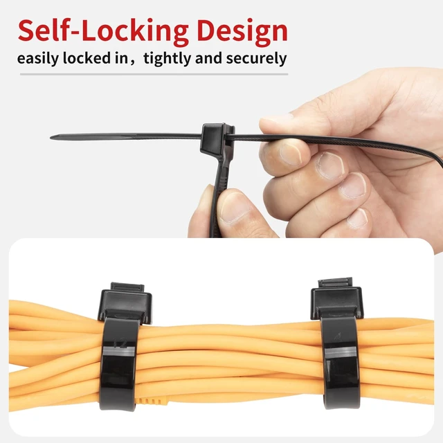Alt view image 5 of 7 - 36 Inch White Heavy Duty Zip Ties 60 Pcs Large Cable Tiesc 250 LBS Clear Zip Ties, Ultra Strong Plastic Wire Ties, Extra Long Wire Ties, Big Tie Wraps for Indoor Outdoor Cable Management