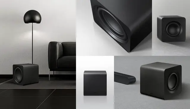 Alt view image 4 of 7 - SWA-W510 Subwoofer for S Series Soundbar with Powerful Bass, Wireless, Unibody Design, Compact 6.5" Size, 2022, Black
