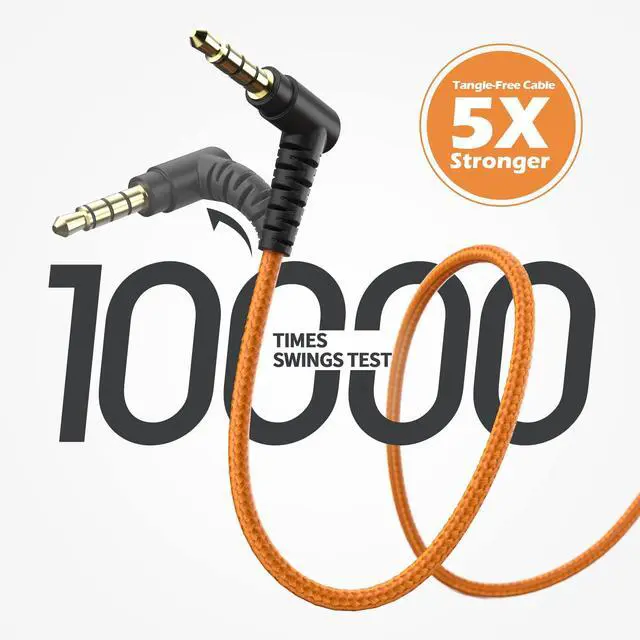 Alt view image 7 of 7 - Kids Headphones Bulk 5-Pack for School Classroom with Mic, 93dB | Volume Limited K-12 On-Ear Durable Headset for Everyday Students Children, 3.5mm Jack for Chromebooks Tablets Laptop Computer